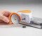 Rotary Cutter and Ruler Combo - 24"L x 6"W Fabric Cutter with Gridlines - Craft Supplies - Gray - Clear